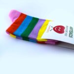 جوراب رنگی شاد ساقدار کد19 - تصویر 2