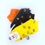 جوراب طرح استیکر بامزه درجه یک کد45 - تصویر 2