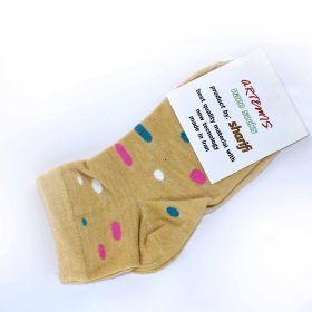 جوراب خال خالی درجه یک کد63