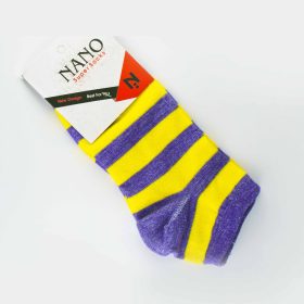 جوراب راه راه رنگهای شاد روشن کد96