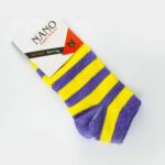 جوراب راه راه رنگهای شاد روشن کد96