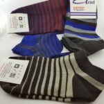 جوراب راه راه رنگ های تیره کد101 - تصویر 2